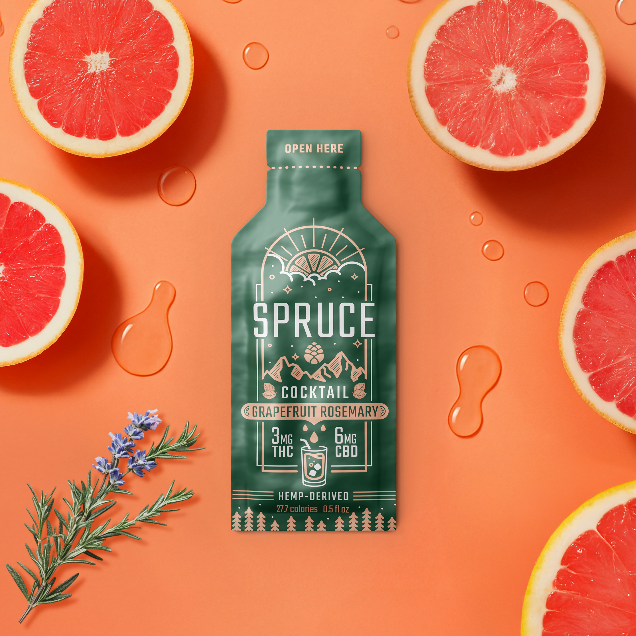 Spruce THC Cocktail Packet Collection
